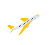 yellow airplane